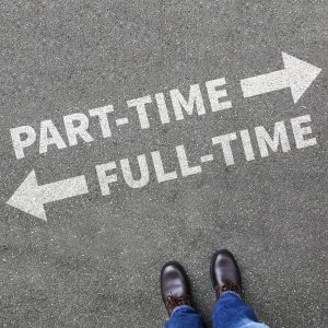 full-time o part-time